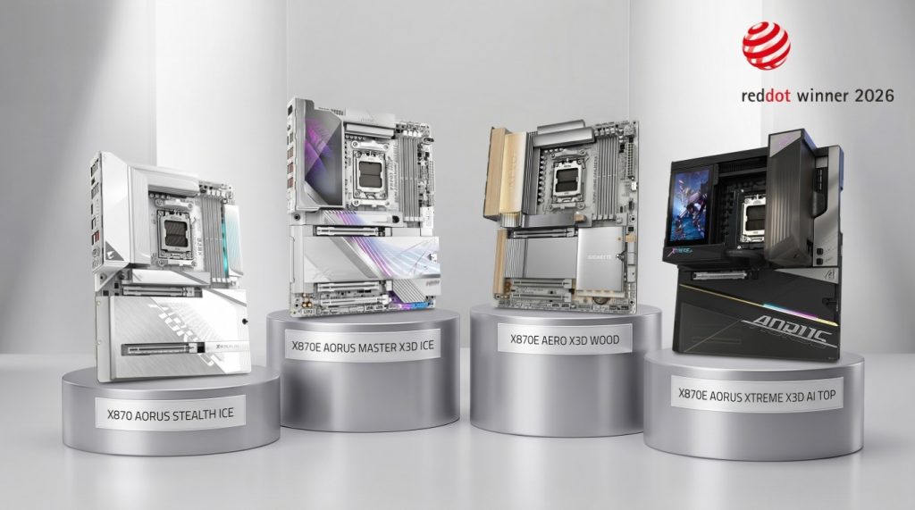 GIGABYTE Earns Four Red Dot Design Awards 2026 For Motherboard Lineup 3 image of GIGABYTE Earns Four Red Dot Design Awards 2026 For Motherboard Lineup - HelloExpress - 3