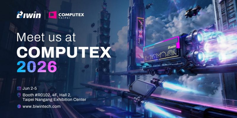image of Biwin Unveils World's First VPG800 CFexpress Card and Ultra-Compact NVMe Solutions at COMPUTEX 2026 - HelloExpress - 1