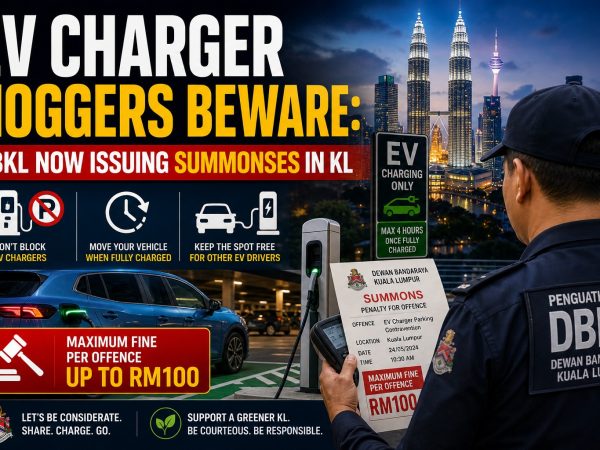 image of EV charger hoggers beware: DBKL now issuing summonses in KL - HelloExpress - 11