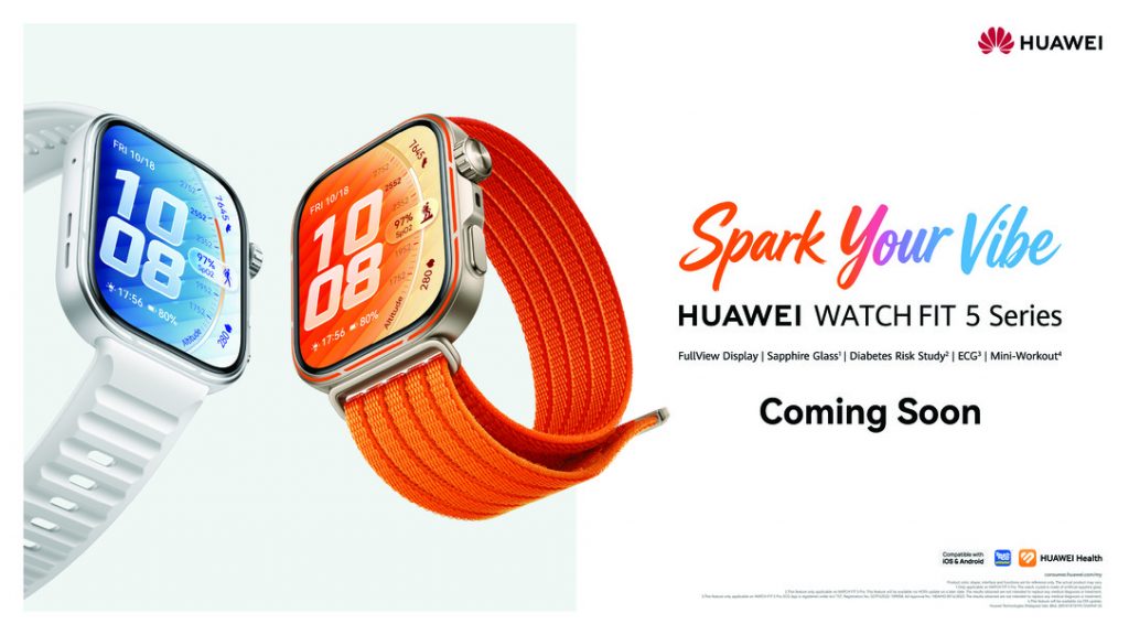 image of Now Is Your Spark: Huawei Launches WATCH FIT 5 Series And WATCH ULTIMATE DESIGN Spring Edition For Malaysia - HelloExpress - 4