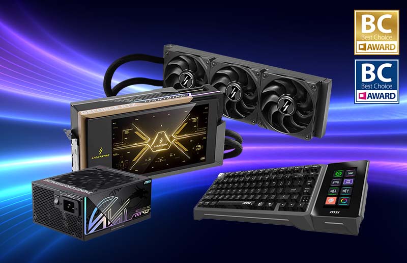 MSI Sweeps COMPUTEX 2026: Four Best Choice Awards Headlined by RTX 5090 LIGHTNING Z Gold 3 image of MSI Sweeps COMPUTEX 2026: Four Best Choice Awards Headlined by RTX 5090 LIGHTNING Z Gold - HelloExpress - 3