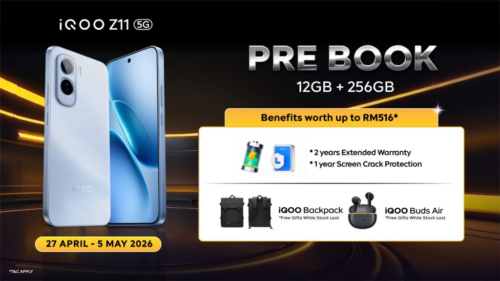 image of iQOO Z11 5G series launching soon in Malaysia: Pre-booking now open with free gifts worth up to RM516 - HelloExpress - 6