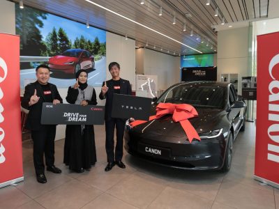image of Canon Malaysia "Drive Your Dream" Campaign Gives Away Tesla Model 3 to Lucky Winner - HelloExpress - 22