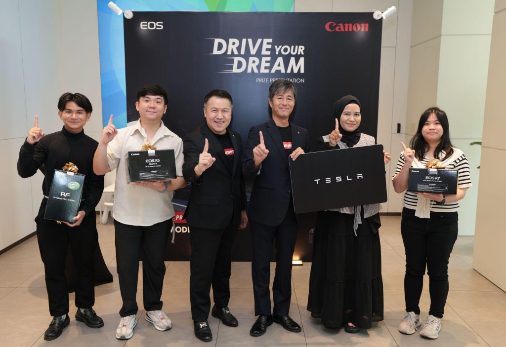 image of Canon Malaysia "Drive Your Dream" Campaign Gives Away Tesla Model 3 to Lucky Winner - HelloExpress - 5