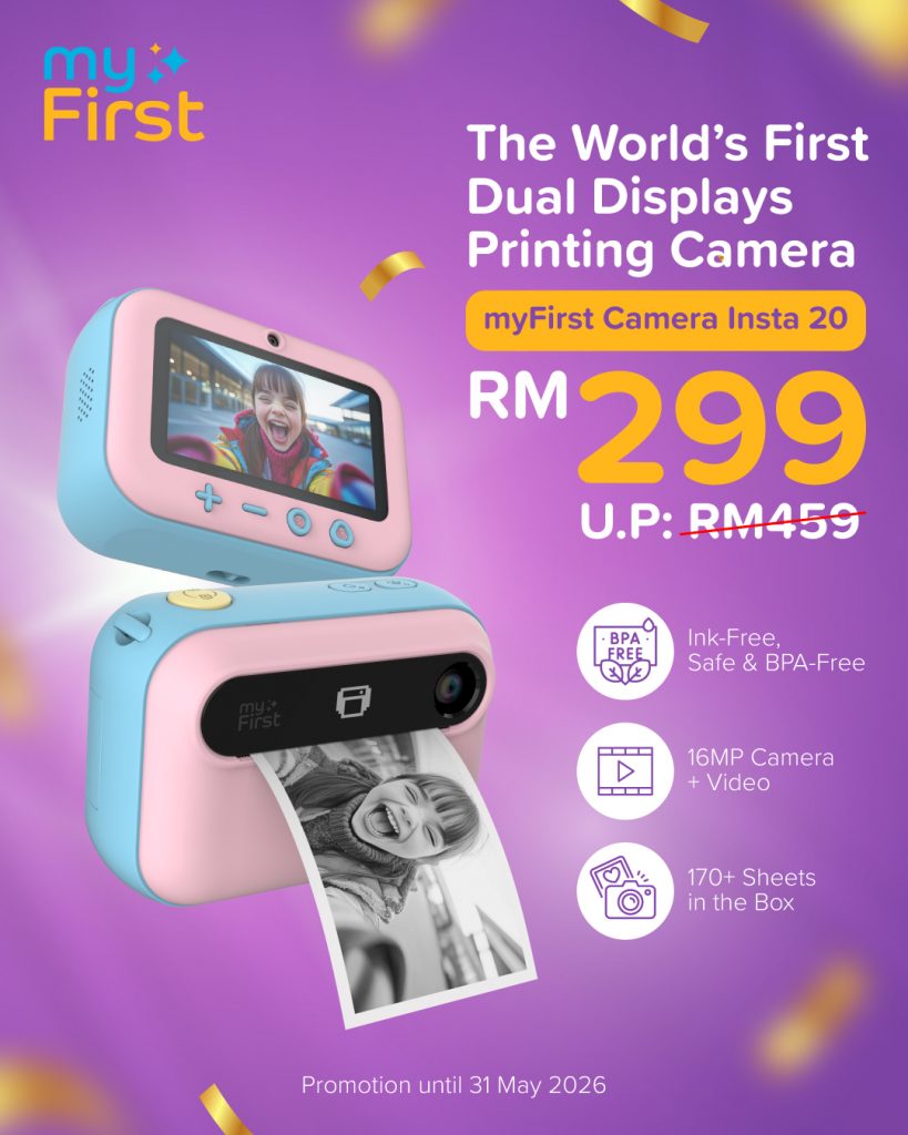 image of myFirst Camera Insta 20 Brings Dual-Display Instant Printing to Malaysian Kids — Now RM299 - HelloExpress - 11