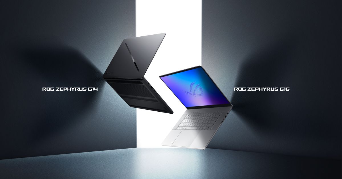 ROG Zephyrus G14 and G16