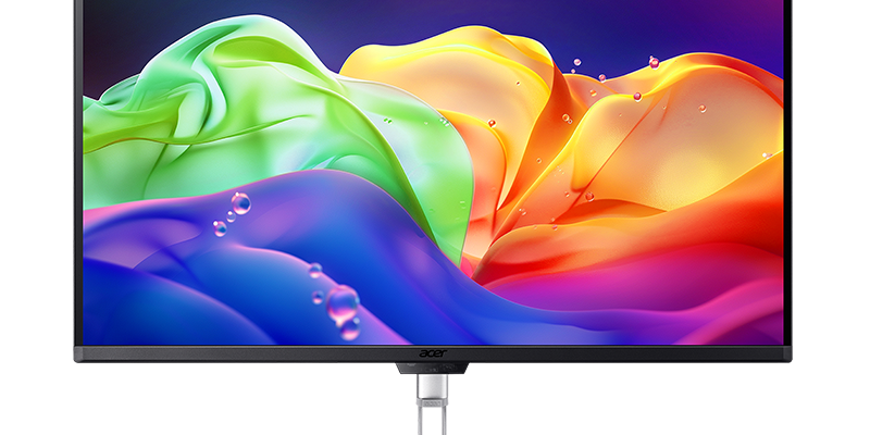 image of Acer's Visual Lineup for 2026: QD-OLED Monitors, Portable Displays, and a Wearable Badge - HelloExpress - 1