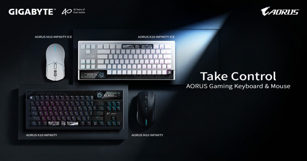 GIGABYTE Unveils AORUS K10 INFINITY Keyboard and M10 INFINITY Mouse at COMPUTEX 2026 3 image of GIGABYTE Unveils AORUS K10 INFINITY Keyboard and M10 INFINITY Mouse at COMPUTEX 2026 - HelloExpress - 3