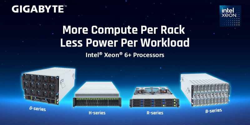 Giga Computing Adds Intel Xeon 6+ Support Across Server Lineup at COMPUTEX 2026 1 image of Giga Computing Adds Intel Xeon 6+ Support Across Server Lineup at COMPUTEX 2026 - HelloExpress - 1