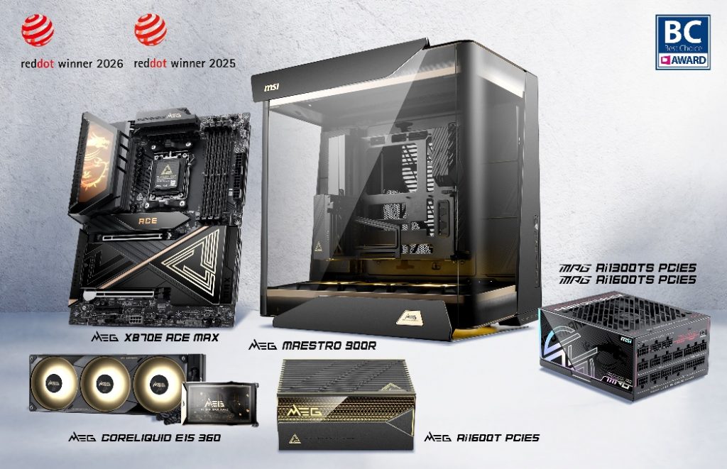 image of MSI Showcases Complete PC Component Ecosystem at Computex 2026 — Red Dot Awards and Best Choice Recognition - HelloExpress - 2