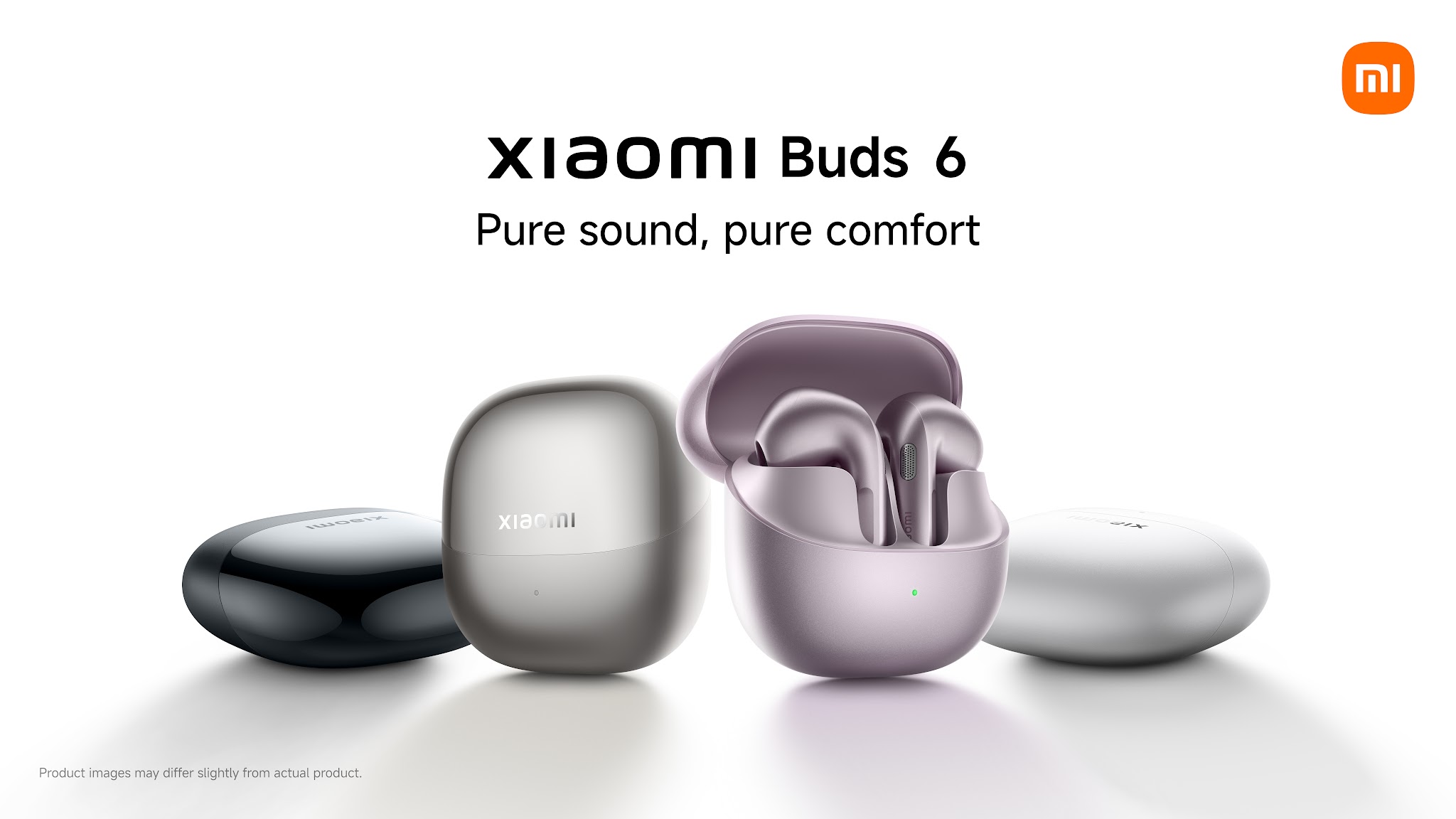 Xiaomi Buds 6 in multiple colors