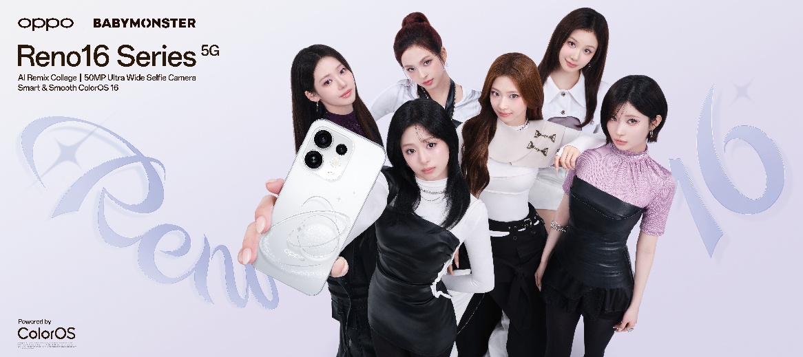 OPPO Reno16 Series with BABYMONSTER K-pop group