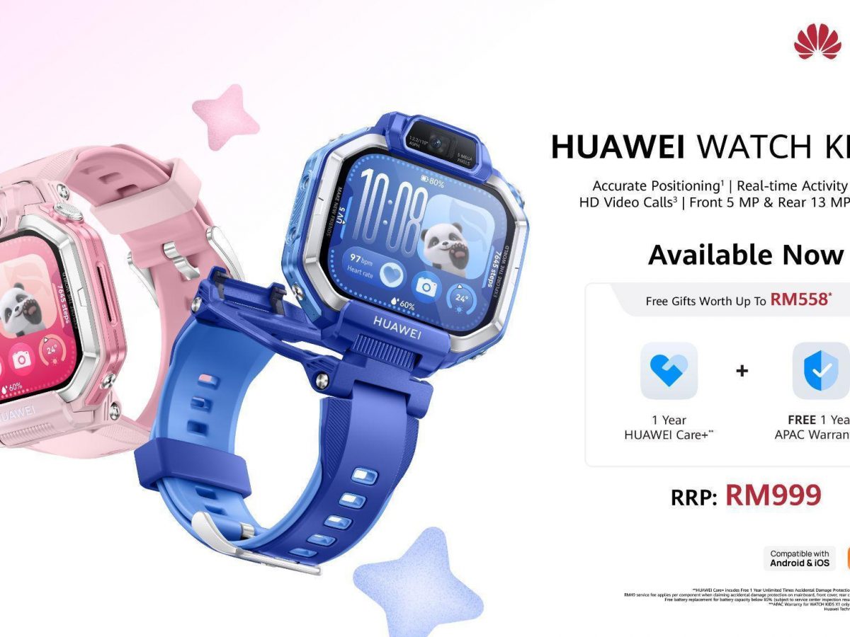 image of HUAWEI Watch Kids X1 Series Lands in Malaysia — Smartwatch for Children with 360° Rotatable Display, 13MP Camera, and Parental Controls - HelloExpress - 1