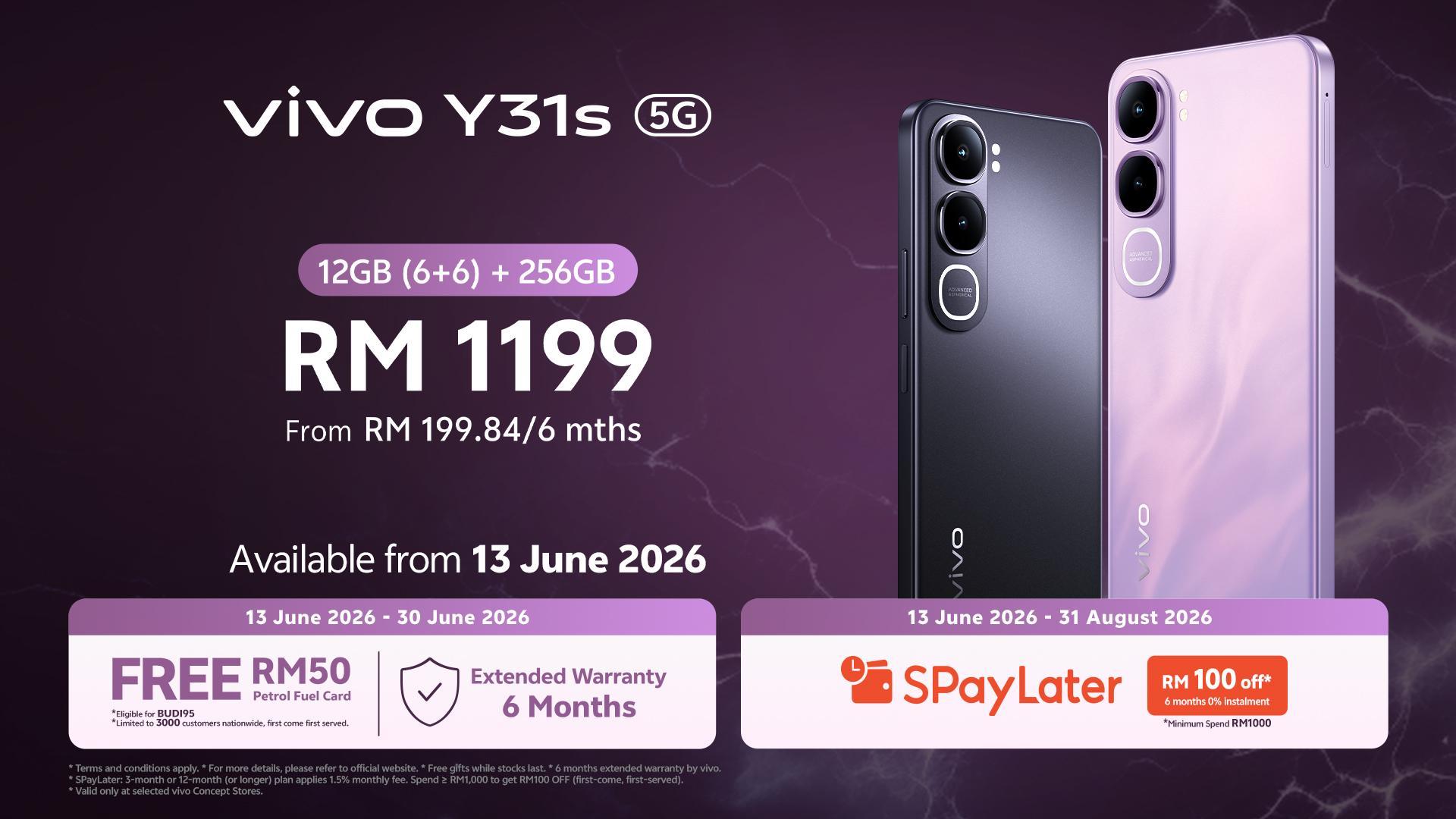 vivo Y31s First Sales Promotion