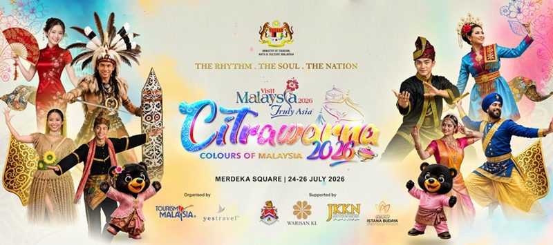 Citrawarna 2026 Returns to Dataran Merdeka: Malaysia's Iconic Cultural Festival Is Back After a Four-Year Hiatus 1 Citrawarna 2026 official poster featuring performers and mascots