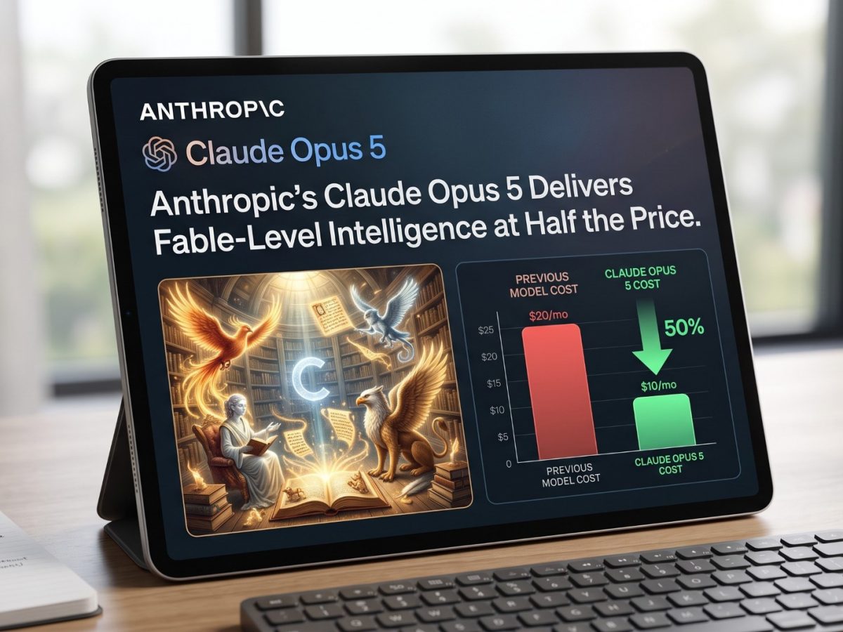 image of Anthropic's Claude Opus 5 Delivers Fable-Level Intelligence at Half the Price - HelloExpress - 1