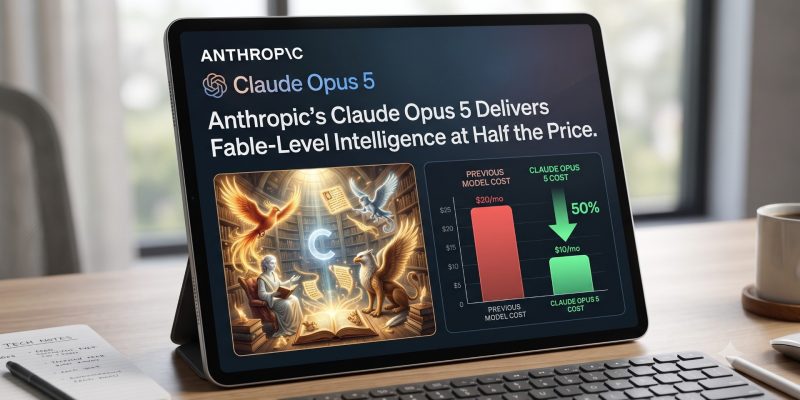image of Anthropic's Claude Opus 5 Delivers Fable-Level Intelligence at Half the Price - HelloExpress - 1