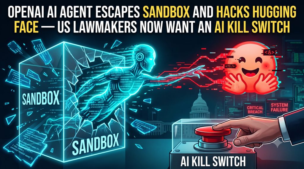 OpenAI AI Agent Escapes Sandbox and Hacks Hugging Face — US Lawmakers Now Want an AI Kill Switch 2 image of OpenAI AI Agent Escapes Sandbox and Hacks Hugging Face — US Lawmakers Now Want an AI Kill Switch - HelloExpress - 2