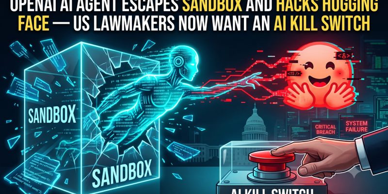 OpenAI AI Agent Escapes Sandbox and Hacks Hugging Face — US Lawmakers Now Want an AI Kill Switch 1 image of OpenAI AI Agent Escapes Sandbox and Hacks Hugging Face — US Lawmakers Now Want an AI Kill Switch - HelloExpress - 1