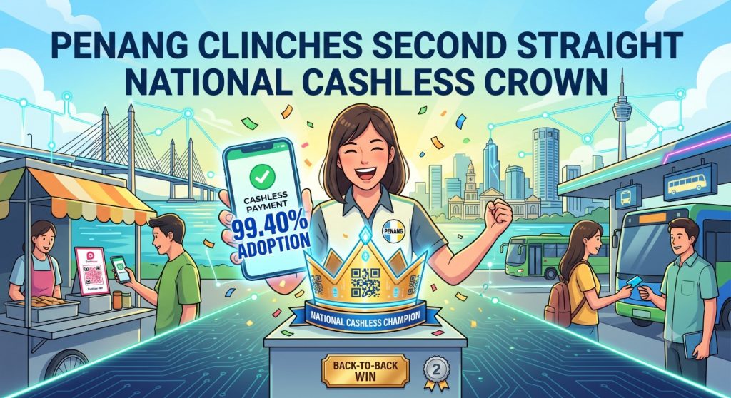 Penang Clinches Second Straight National Cashless Crown With 99.40% Adoption 2 image of Penang Clinches Second Straight National Cashless Crown With 99.40% Adoption - HelloExpress - 2
