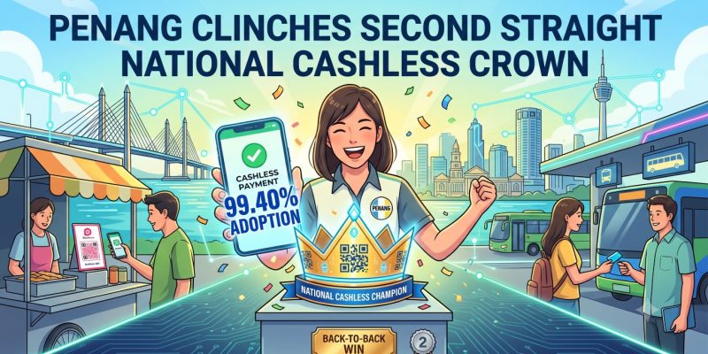Penang Clinches Second Straight National Cashless Crown With 99.40% Adoption 1 image of Penang Clinches Second Straight National Cashless Crown With 99.40% Adoption - HelloExpress - 1