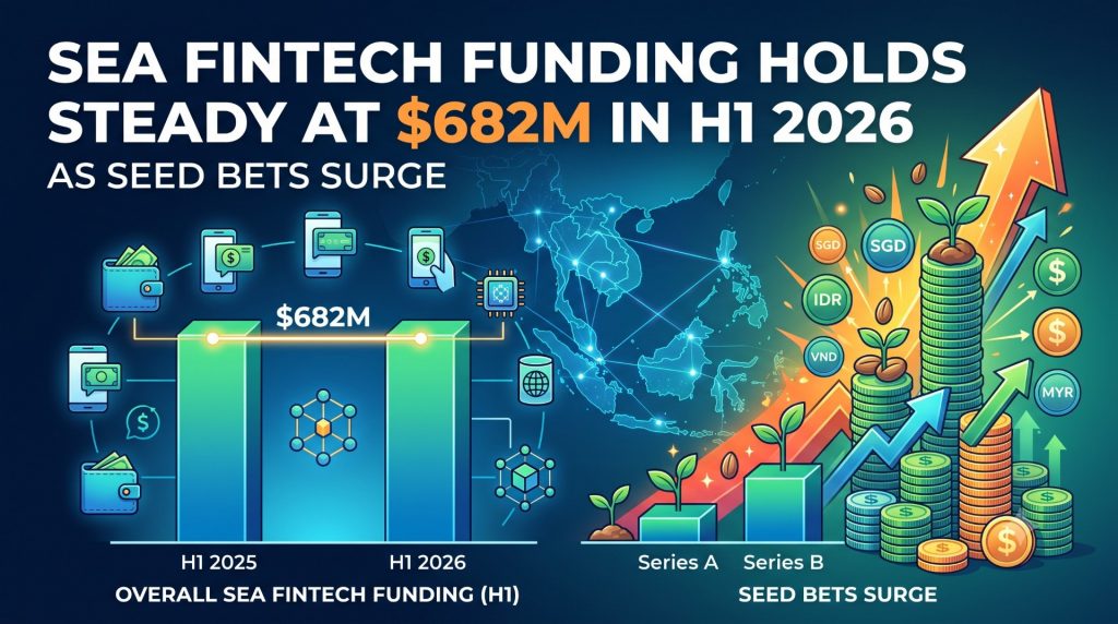 SEA Fintech Funding Holds Steady at $682M in H1 2026 as Seed Bets Surge 2 image of SEA Fintech Funding Holds Steady at $682M in H1 2026 as Seed Bets Surge - HelloExpress - 2