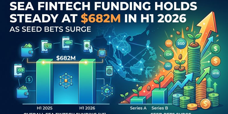 SEA Fintech Funding Holds Steady at $682M in H1 2026 as Seed Bets Surge 1 image of SEA Fintech Funding Holds Steady at $682M in H1 2026 as Seed Bets Surge - HelloExpress - 1