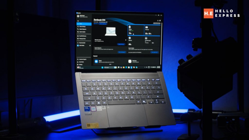 image of ASUS Zenbook S14 Review: Styled Like Granite, Built Like a Brute - HelloExpress - 8