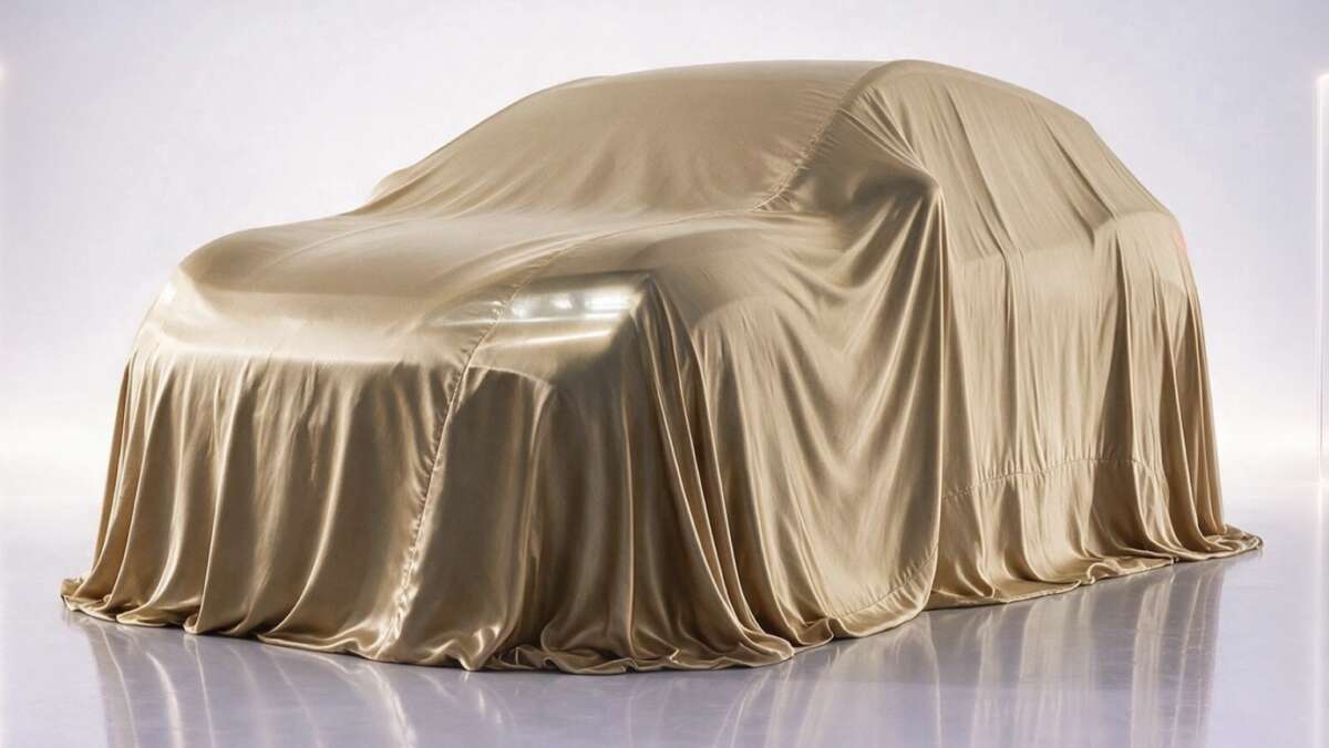2026 BYD Sealion 7 electric SUV teaser in dark blue