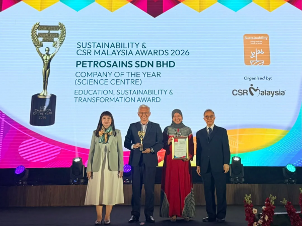 Petrosains Named Company Of The Year For Promoting Inclusive STEM Education at Sustainability & CSR Malaysia Awards 2026 7 image of Petrosains Named Company Of The Year For Promoting Inclusive STEM Education at Sustainability & CSR Malaysia Awards 2026 - HelloExpress - 6