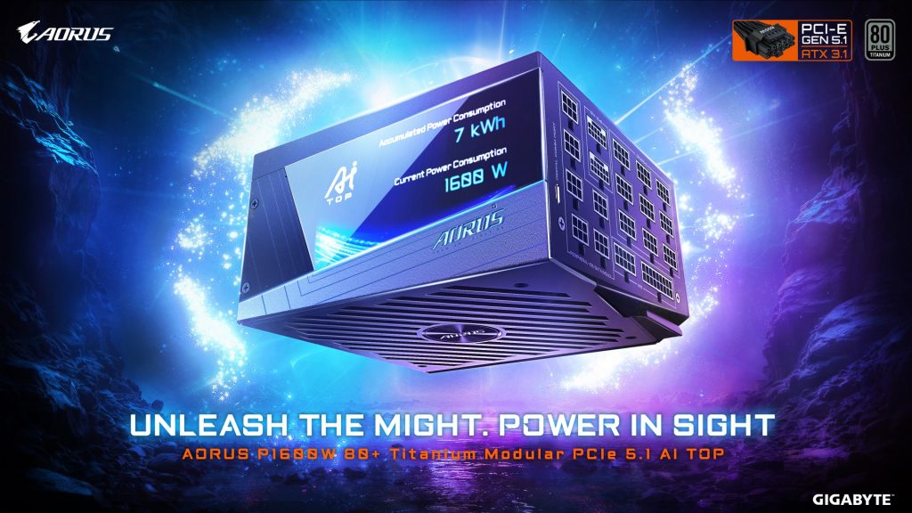 GIGABYTE Launches AORUS P1600W 80+ Titanium PSU for Flagship Gaming and Local AI Builds 2 image of GIGABYTE Launches AORUS P1600W 80+ Titanium PSU for Flagship Gaming and Local AI Builds - HelloExpress - 1