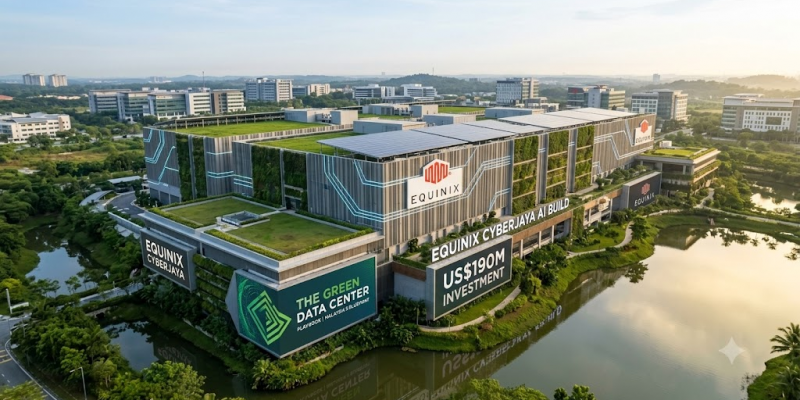 image of Equinix Bets US$190M on Cyberjaya AI Build While Pitching Malaysia as a Green Data Center Playbook - HelloExpress - 1
