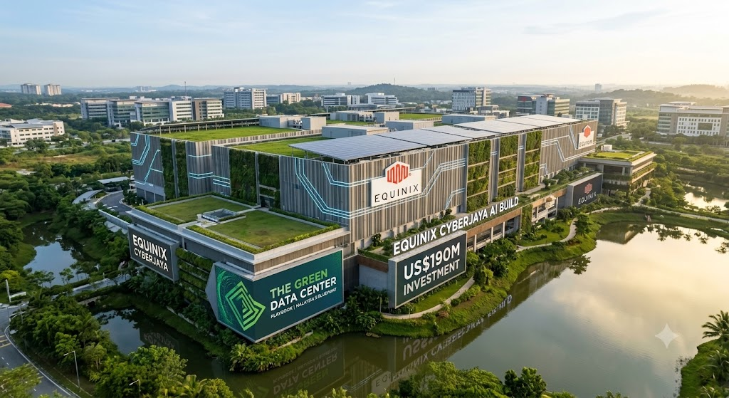 image of Equinix Bets US$190M on Cyberjaya AI Build While Pitching Malaysia as a Green Data Center Playbook - HelloExpress - 2