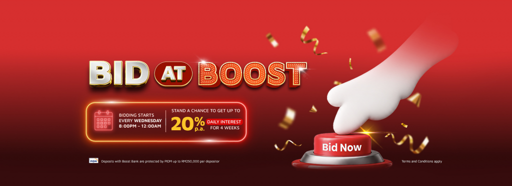 image of Boost Bank Lets Malaysians Bid for Up to 20% p.a. Daily Interest - HelloExpress - 2