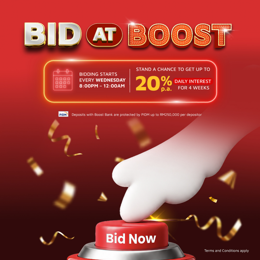 image of Boost Bank Lets Malaysians Bid for Up to 20% p.a. Daily Interest - HelloExpress - 6