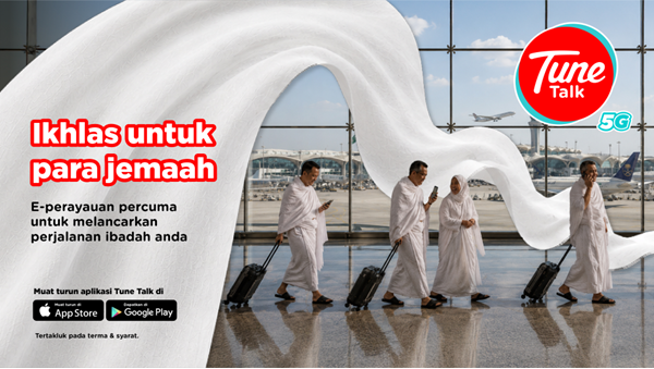 Tune Talk Activates Free E-Roaming In Saudi Arabia For Malaysian Hajj And Umrah Pilgrims 12 Malaysian pilgrims travelling to Saudi Arabia for Hajj and Umrah