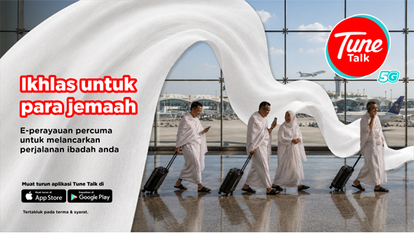 Tune Talk Activates Free E-Roaming In Saudi Arabia For Malaysian Hajj And Umrah Pilgrims 1 Malaysian pilgrims travelling to Saudi Arabia for Hajj and Umrah
