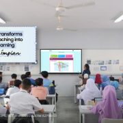 Samsung Galaxy Tab S Pen in use for classroom annotation