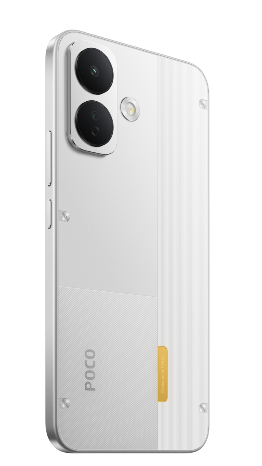 POCO X8 smartphone back view — dual cameras and POCO branding