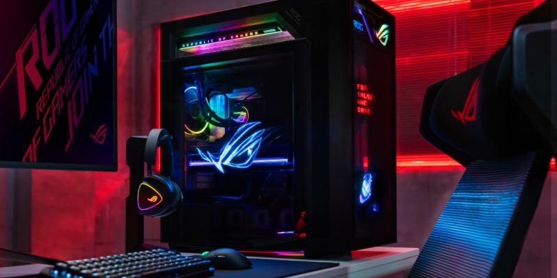 ASUS ROG G1000 Flagship Gaming Desktop Lands In Malaysia At RM29,999 With AniMe Holo And Thermal Atrium 1 ROG G1000 hero shot front view RGB