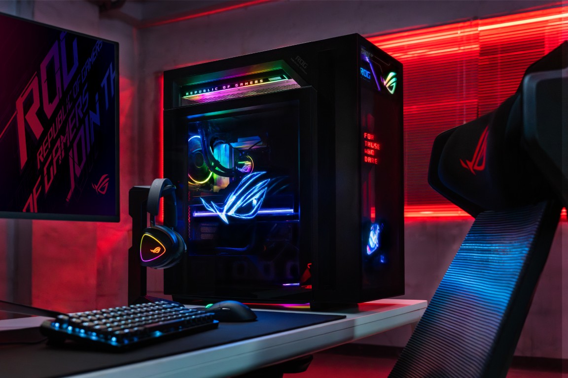 ROG G1000 hero shot front view RGB