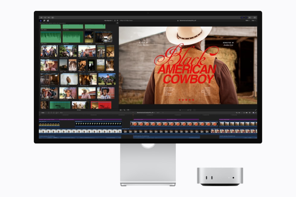 Mac Mini M5 Pro for Video Editors and 3D Designers: Is It Enough in 2026? 6 Mac mini M6 and Studio Display running Final Cut Pro