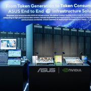 ASUS AI Tech 2026 partners and executives on stage in Seoul