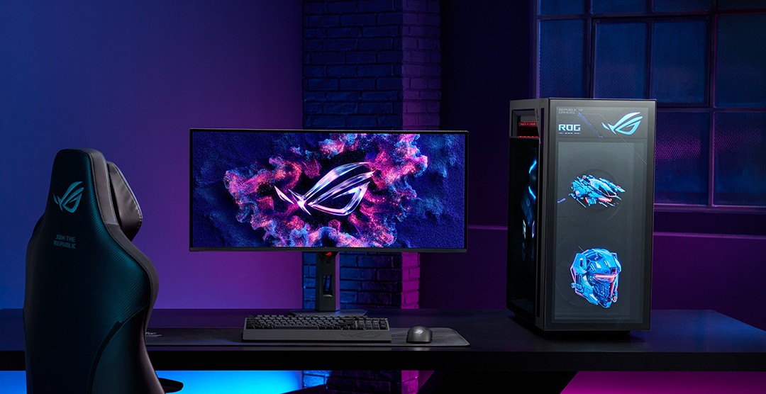 ASUS ROG G1000 Flagship Gaming Desktop Lands In Malaysia At RM29,999 With AniMe Holo And Thermal Atrium 6 ROG G1000 gaming desktop in lifestyle setup