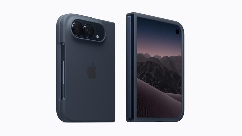 Apple iPhone Duo Case in navy blue color