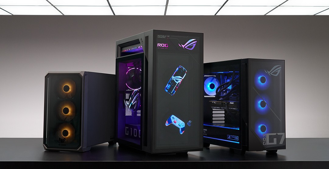 ASUS ROG G1000 Flagship Gaming Desktop Lands In Malaysia At RM29,999 With AniMe Holo And Thermal Atrium 7 ROG G1000 and ROG Strix OLED XG32UQWMS monitor bundle