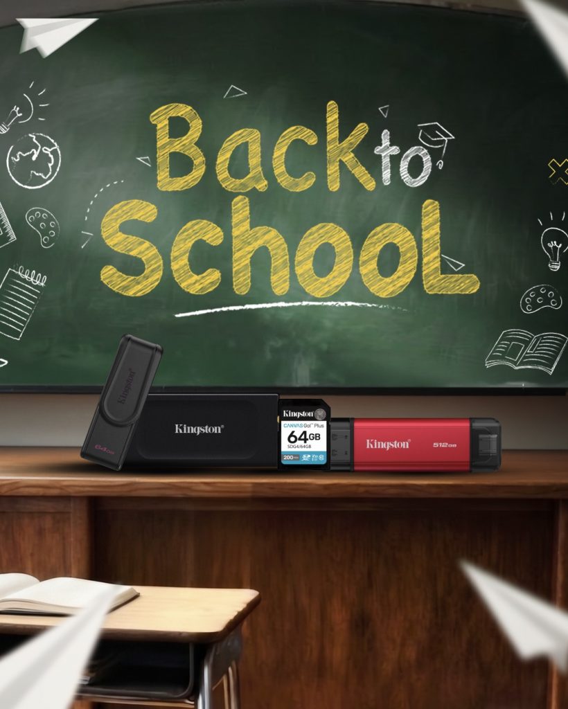 Kingston Backs The Back-To-School Push With NV3, KC3000, XS1000 And FURY Renegade G5 For Malaysian Students 3 Kingston Technology back-to-school storage lineup — XS1000 external SSD, Canvas Go Plus SD card, DataTraveler Exodia S USB