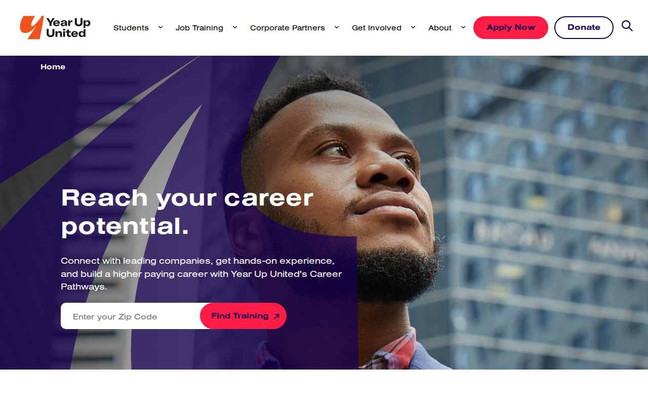Yearup home page